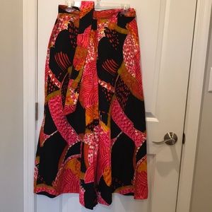 Vintage wide leg cropped pants
